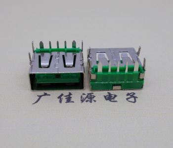 焦作5A大电流 快充接口 USB5p绿胶芯 常规母座