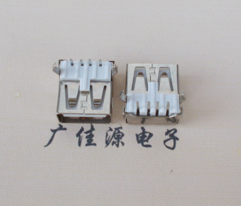 焦作USB AF母座 LCP 耐高温250度280度 环保白胶芯