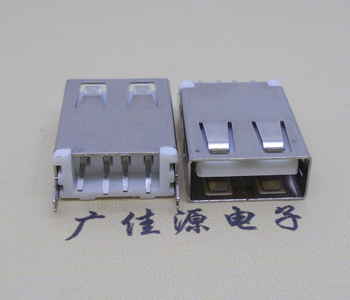 焦作USB AF立式 直插 加长款17.5MM 大电流3A插座