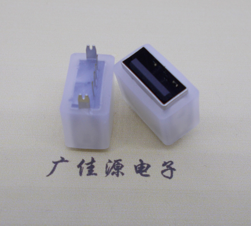 焦作USB连接器接口 10.5MM防水立插母座 鱼叉脚
