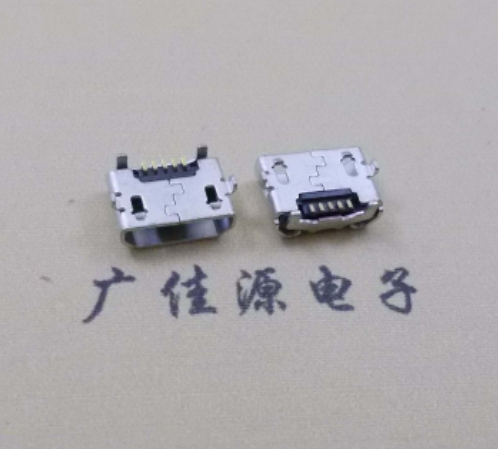 焦作反向牛角micro usb母座直边