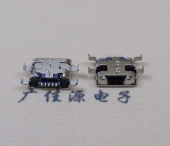 焦作MICRO USB 沉板母座 四脚插 镀雾镍 直边斜口定义