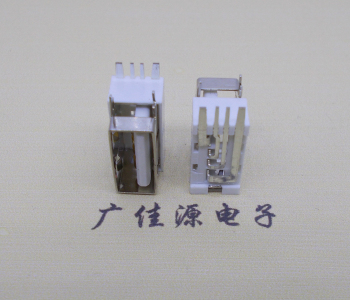 焦作USB侧立式短体10.0尺寸 侧插加宽脚5A大电流插座