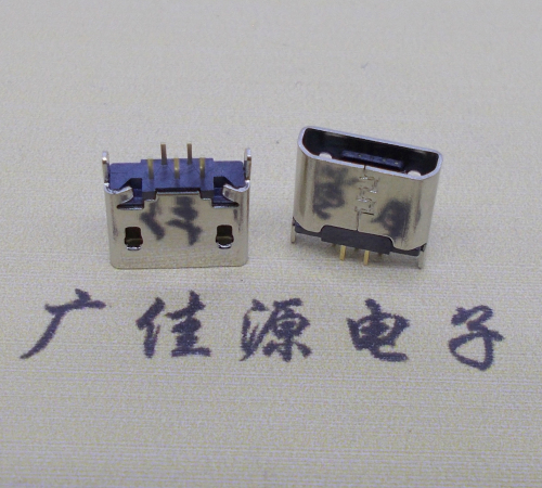 焦作micro usb 5p母座 立插直口 高度6.0mm尺寸