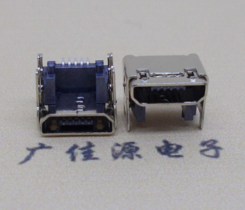 焦作MICRO USB 5P母座 SMT垫高 L=4.15双壳