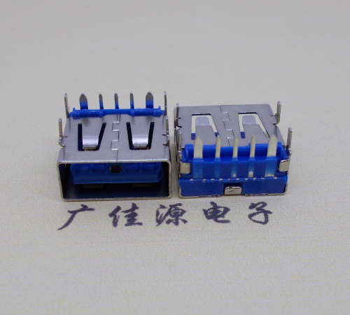 焦作 USB5安大电流母座 OPPO蓝色胶芯,快速充电接口