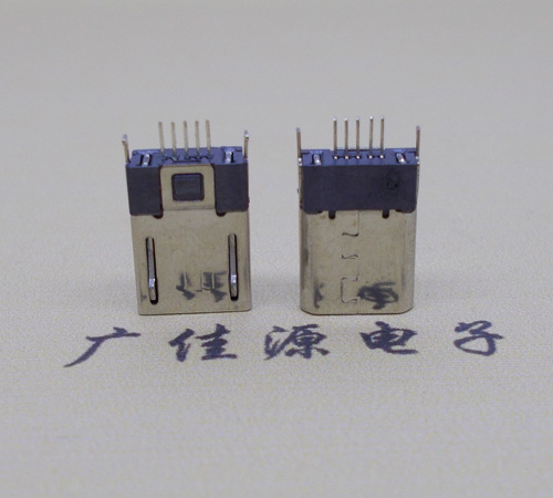焦作micro-迈克 插座 固定两脚鱼叉夹板1.0公头连接器