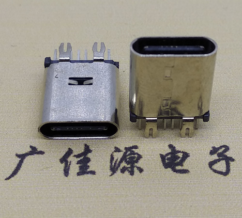 焦作直立式type-c14p母座接口 usb type-c连接器