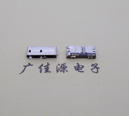 焦作无卷边micro usb3.0母座10pin全脚贴